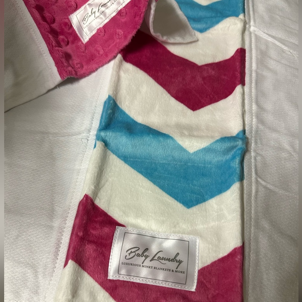 2 Packs 4 Pieces Soft Minky Blanket Burpies Baby Laundry Brand New - Picture 5 of 5